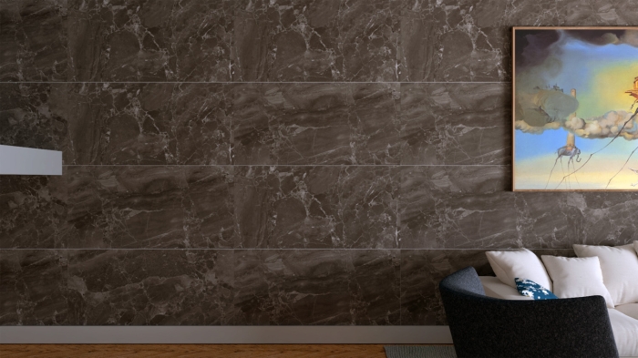 Керамогранит Azario F4110821120C Orlando Choco Carving 60x120