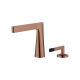 Смеситель для раковины 161-CB Boheme Duo Copper Brushed, Медь Брашированная, 2-ПОЗИЦИОННЫЙ