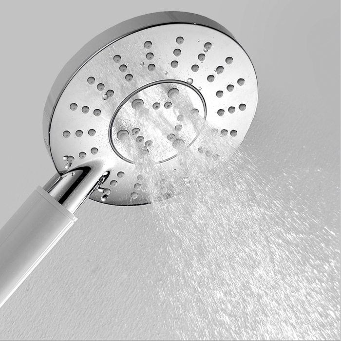 Душевой комплект A039 WasserKraft Aller 1060WHITE, Белый/Хром, БЕЗ СМЕСИТЕЛЯ