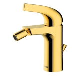 Смеситель для биде 7106 WasserKraft Sauer 7100, Золото Глянцевое, С ДОННЫМ КЛАПАНОМ