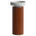 Раковина напольная D 40 см 801-GR+801-Base-Rwood Boheme Sole Corian Amani Grigio + Пьедестал для раковины Corian Red Wood