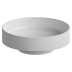 Раковина накладная D 40 см 801-MW Boheme Sole Corian Matt White