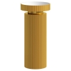 Раковина напольная рифленая D 40 см 801-R-G+801-Base-R-G Boheme Sole Corian Gold + Пьедестал для раковины рифленый Corian 300*720 Gold