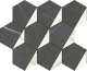 Мозаика 620110000159 Italon Metropolis Mosaico Hexagon Cold Натуральный 25,4x31