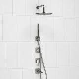 Смеситель встроенный A1451.273.274.097.121.275.100.276 WasserKraft Spree 1400, Никель, С ВНУТРЕННЕЙ ЧАСТЬЮ, С ВЕРХНИМ ДУШЕМ, С ДУШЕВЫМ НАБОРОМ