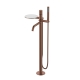 Смеситель для ванны напольный 129-BRB.4 Boheme Stick Brushed Bronze, Бронза Брашированная, С РУЧКОЙ SPIRALE, С ДУШЕВЫМ НАБОРОМ