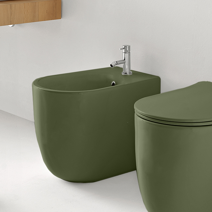 Биде напольное 532011 Kerasan Nolita, Verde