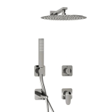 Смеситель встроенный A3151.269.270.090.116.271.087.103 WasserKraft Weida 3100, Хром, С ВНУТРЕННЕЙ ЧАСТЬЮ, С ВЕРХНИМ ДУШЕМ, С ДУШЕВЫМ НАБОРОМ