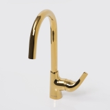 Смеситель для кухни 7107 WasserKraft Sauer 7100, Золото Глянцевое