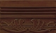 Бордюр TED7 Ceramiche Grazia Epoque Terminale Deco Caramel Craquele 12x20
