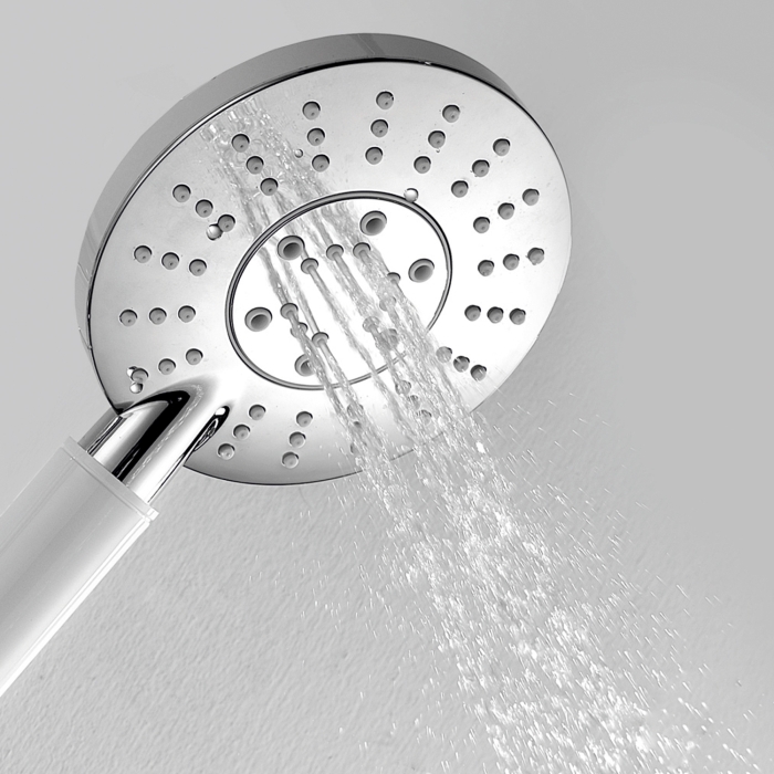 Душевой комплект A039 WasserKraft Aller 1060WHITE, Белый/Хром, БЕЗ СМЕСИТЕЛЯ