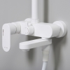 Душевая стойка с смесителем и изливом A18501 Wasserkraft Mindel 8500, Белый