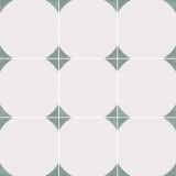 Керамогранит 8014 Smile Tile Эклектика, Брайтон зеленый 20x20