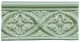Декор ADMO4005 Adex Modernista Relieve Bizantino C/C Verde Claro 7,5x15