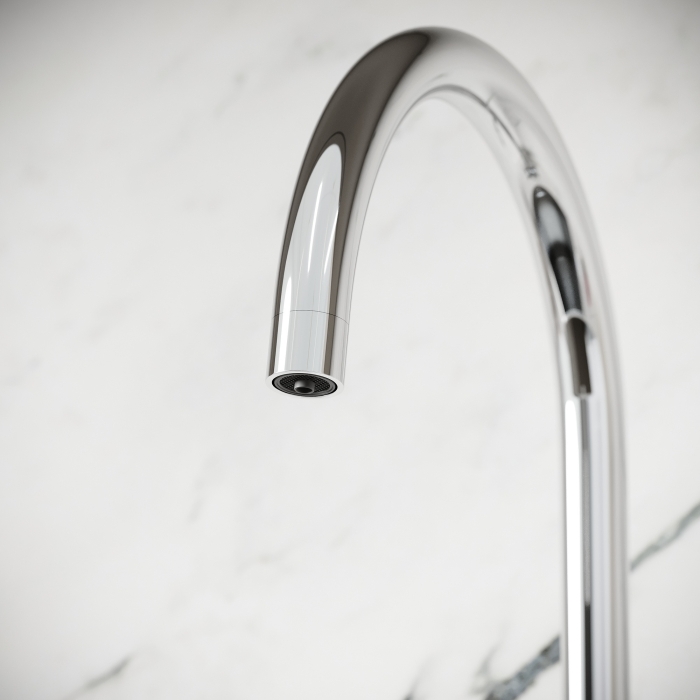 Смеситель для кухни SC4012CH Sancos Taper, Хром, С КАНАЛОМ ДЛЯ ФИЛЬТРОВАННОЙ ВОДЫ