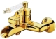 Смеситель для ванны 213-MR-W Boheme Vogue Gold, Золото/Белый, С РУЧКОЙ MURANO WHITE