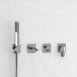 Смеситель встроенный A3151.268.270.271.087.103 WasserKraft Weida 3100, Хром, С ВНУТРЕННЕЙ ЧАСТЬЮ, С ДУШЕВЫМ НАБОРОМ