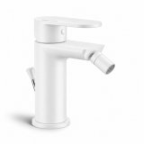 Смеситель для биде 8506 WasserKraft Mindel 8500, Белый Матовый, С ДОННЫМ КЛАПАНОМ