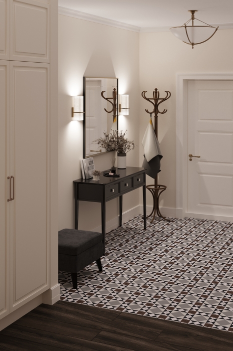 Керамогранит 8016 Smile Tile Эклектика, Бристоль 20x20