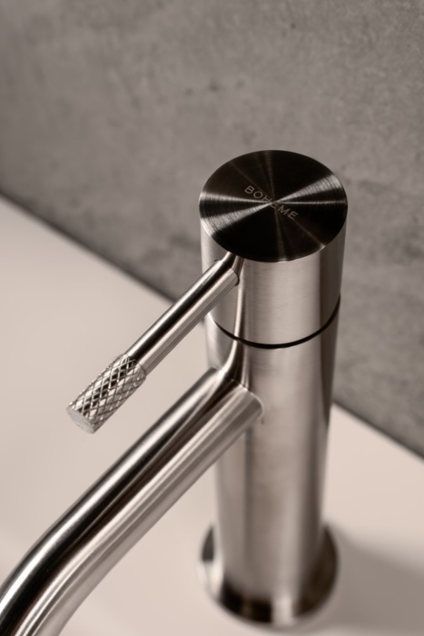 Смеситель для раковины 461-INOX Boheme Uno Inox, Нержавеющая Сталь