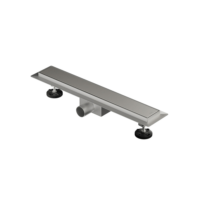 Душевой лоток 50 см 975A5SB00DZ IDDIS Level, Хром матовый, ДВУХСТОРОН. РЕШЕТКА