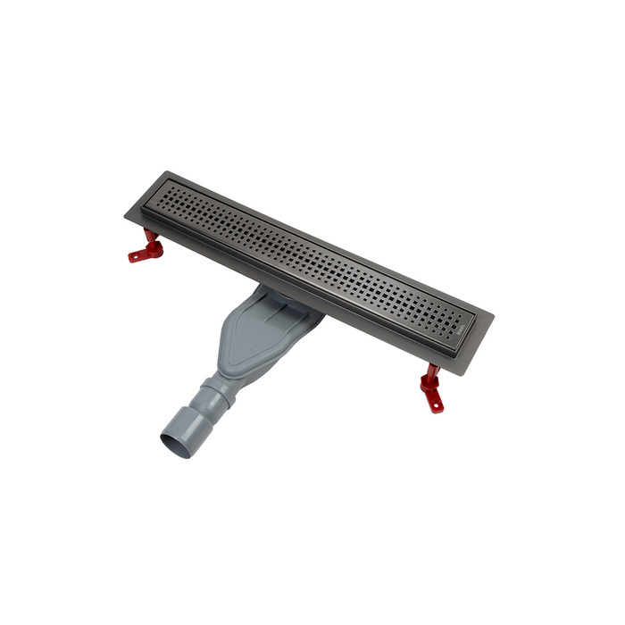 Душевой лоток 50 см 975B5GM20DZ IDDIS Perfex, Графит, ПЕРФОР. РЕШЕТКА