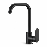 Смеситель для кухни 7407 WasserKraft Elbe 7400, Черный Матовый