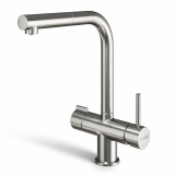 Смеситель для кухни A8927 WasserKraft, Никель, С КАНАЛОМ ДЛЯ ФИЛЬТРОВАННОЙ ВОДЫ, С ВЫДВИЖНЫМ ИЗЛИВОМ