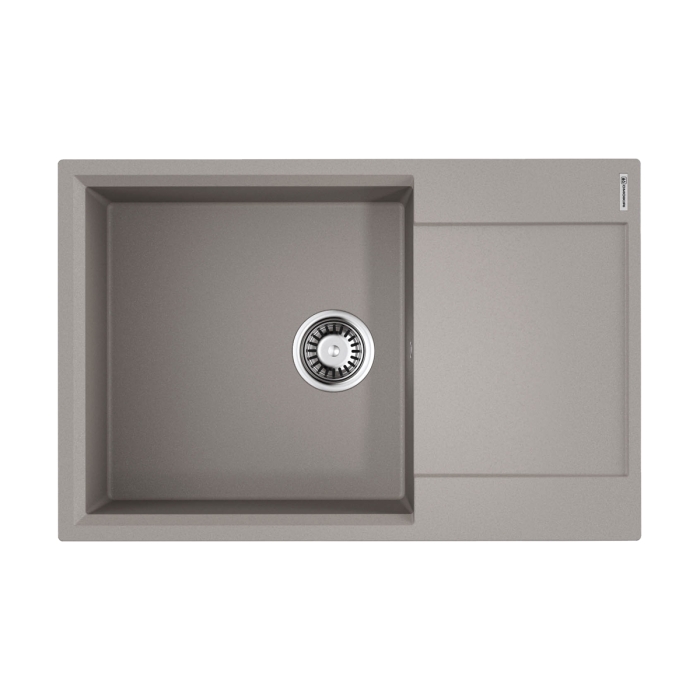 Кухонная мойка из камня Artgranit 4993690 Omoikiri Daisen 78-LB GR, Leningrad Grey