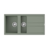 Кухонная мойка из камня Artceramic 4993252 Omoikiri Kitagawa 100-2 WG, Wind Green