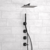 Смеситель встроенный A9151.265.315.219.162.327.242.217 WasserKraft Nuthe 9100, Черный Матовый, С ВНУТРЕННЕЙ ЧАСТЬЮ, С ВЕРХНИМ ДУШЕМ, С ДУШЕВЫМ НАБОРОМ