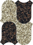 Мозаика 4101288 41zero42 Chicco Mosaic Onda Verde/Cacao 27x36,5