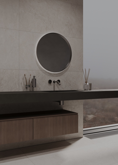 Керамогранит 11012 Creto Kvadro milk 60x120