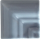 Вставка ADNE5593 Adex Neri Angulo Marco Moldura Italiana PB Storm Blue 5x5