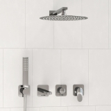 Смеситель встроенный A3151.269.270.090.116.271.087.103 WasserKraft Weida 3100, Хром, С ВНУТРЕННЕЙ ЧАСТЬЮ, С ВЕРХНИМ ДУШЕМ, С ДУШЕВЫМ НАБОРОМ