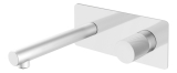 Смеситель для раковины встраиваемый 125-WCR.2 Boheme Stick White/Сhrome, Белый/Хром, С РУЧКОЙ TOUCH И ВНУТРЕННЕЙ ЧАСТЬЮ