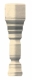 Внешний угол TEAP10 Ceramiche Grazia Epoque Ang. Terminale Pitti Ivory Mat 2x12