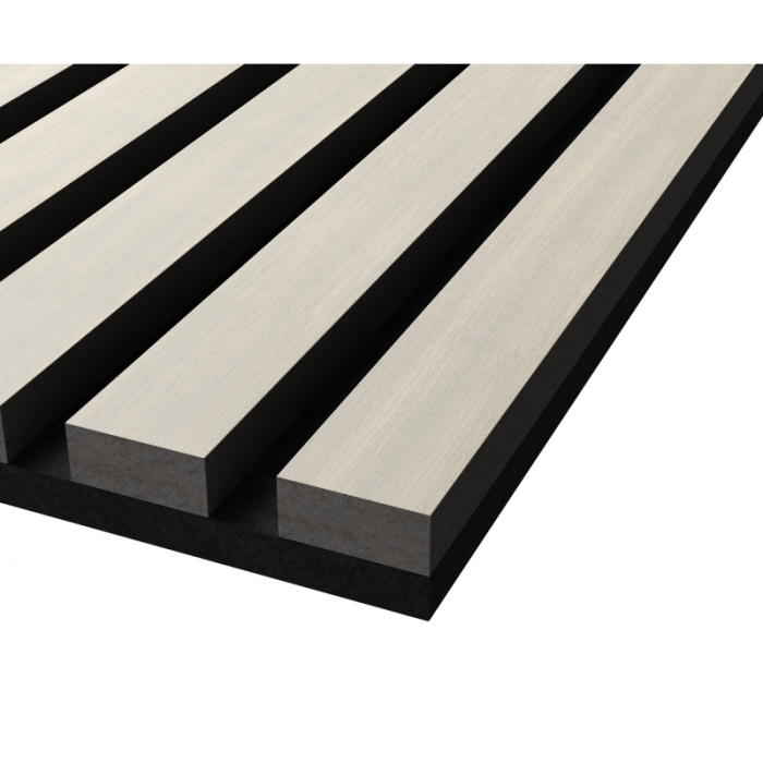 Панель акустическая Cosca Decor 00-00078914 Шпон дуб клэр светлый 1.2м.