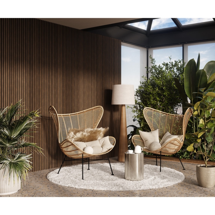 Панель акустическая Cosca Decor 00-00078910 Шпон дуб маррон коричневый 2.75м.