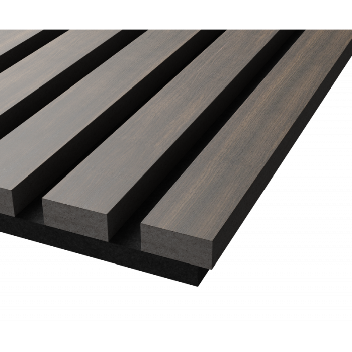 Панель акустическая Cosca Decor 00-00078910 Шпон дуб маррон коричневый 2.75м.