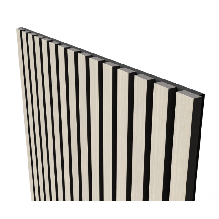 Панель акустическая Cosca Decor 00-00078920 Шпон дуб клэр светлый 0.6м.