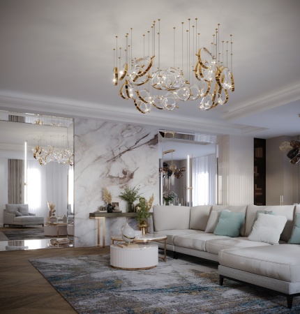 Бамбуковая панель Bonaparte Arabesca Glossy A 108x280