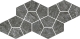 Мозаика 620110000248 Italon Magma Graphite Mosaico Prism 41,3x20,5