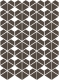 Мозаика LV11921 Living Ceramics Cava Brown Mosaic. D. 22,8x27,1