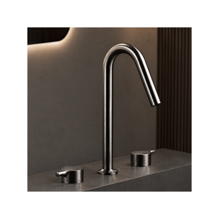 Смеситель для раковины встраиваемый 9935GR WasserKraft Rhein 9900, Графит