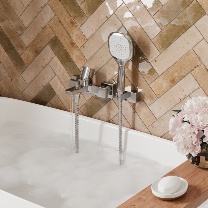 Смеситель для ванны 8601 WasserKraft Naab 8600, Хром