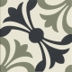 Декор AHL54 Ceramiche Grazia Althaus Lipsia Mix Nero/Salvia 20x20