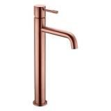 Смеситель для раковины высокий 462-CB Boheme Uno Copper Brushed, Медь Брашированная