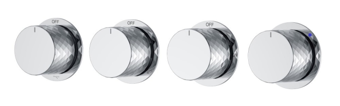 Смеситель встроенный 124-5-CR.1 Boheme Stick Chrome, Хром, С РУЧКОЙ DIAMOND