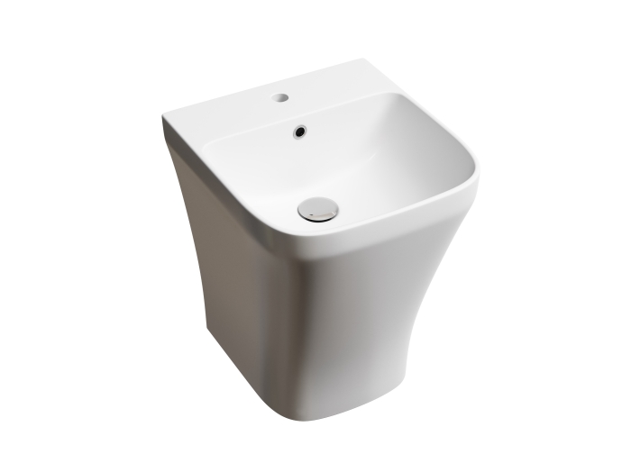 Раковина моноблок подвесная CN6067 Ceramica Nova Dion, Белый